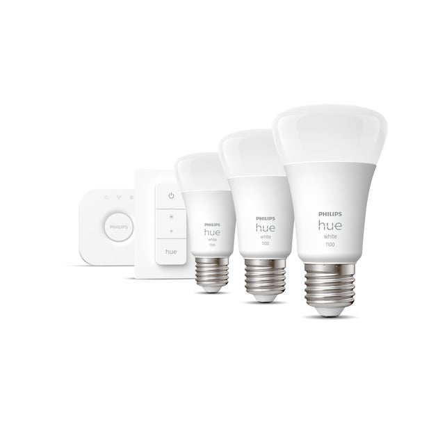 Philips Hue Startpaket 3x 9W White E27 - Philips Hue | Bellalite Philips Hue Startpaket 3x 9W White E27 - Philips Hue | Bellalite