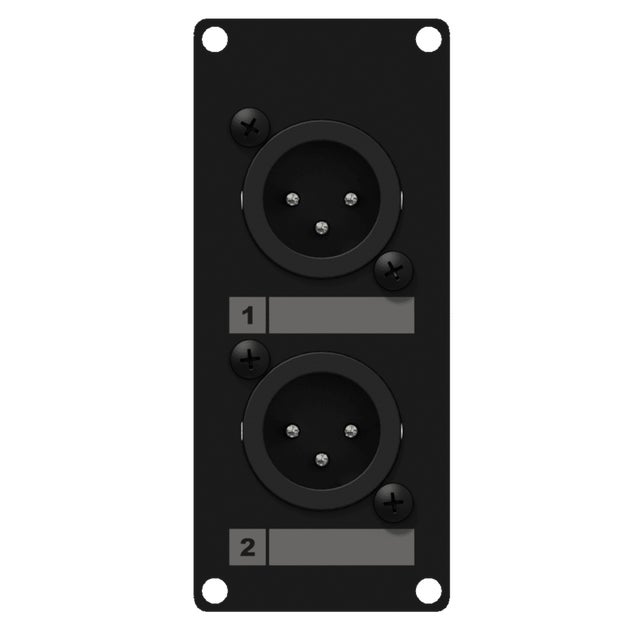 CASY Module 2x XLR 3-pin Hane - Caymon | Bellalite CASY Module 2x XLR 3-pin Hane - Caymon | Bellalite