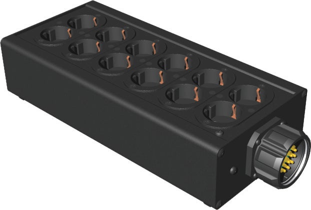 Uttagsbox Hexi Socapex/Schuko - HEXI | Bellalite Uttagsbox Hexi Socapex/Schuko - HEXI | Bellalite