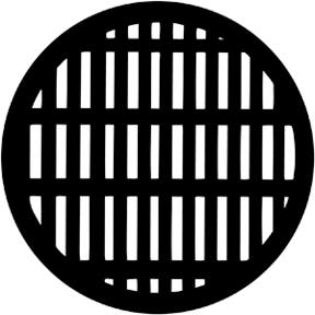 Grating Metallgobo, M-Size (66mm) - Rosco | Bellalite Grating Metallgobo, M-Size (66mm) - Rosco | Bellalite