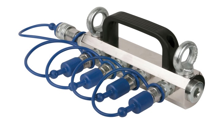 FX CO2 3/8 Qlock 4way distributor - Showtec | Bellalite FX CO2 3/8 Qlock 4way distributor - Showtec | Bellalite