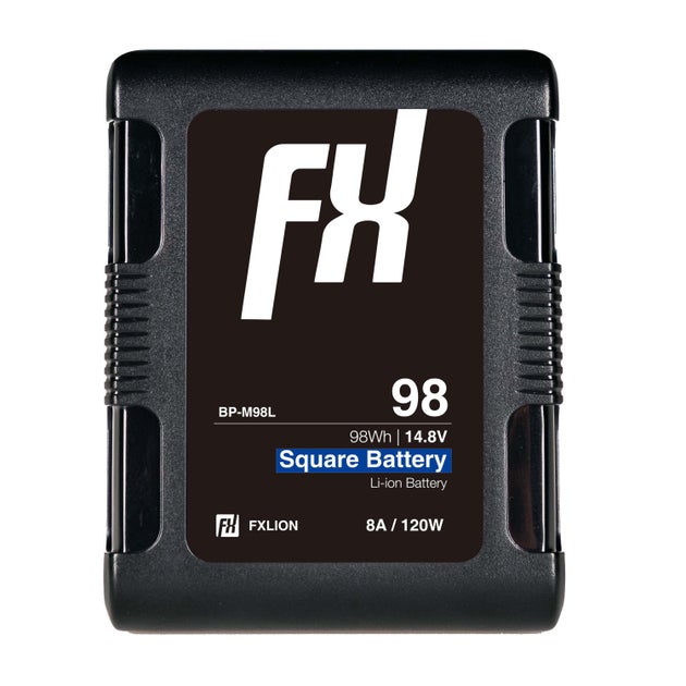 FXLION Cool Blue Smart Square Battery - 14.8V / 98Wh V-Mount Battery - FXLION | Bellalite FXLION Cool Blue Smart Square Battery - 14.8V / 98Wh V-Mount Battery - FXLION | Bellalite