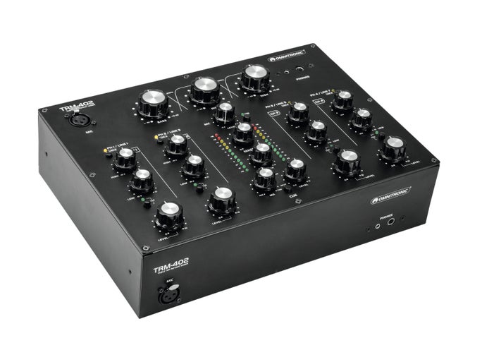 Ljudmixer TRM-402 4-Channel Rotary Mixer - Omnitronic | Bellalite Ljudmixer TRM-402 4-Channel Rotary Mixer - Omnitronic | Bellalite