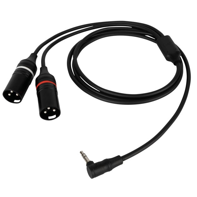Adapterkabel 90° Stereo Mini-Jack 3,5mm -> 2x XLR 3-Pin Hane - DAP | Bellalite Adapterkabel 90° Stereo Mini-Jack 3,5mm -> 2x XLR 3-Pin Hane - DAP | Bellalite