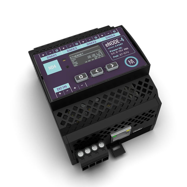 Nicolaudie eNODE-4 DMX Distribution over Ethernet - Nicolaudie Architectural | Bellalite Nicolaudie eNODE-4 DMX Distribution over Ethernet - Nicolaudie Architectural | Bellalite