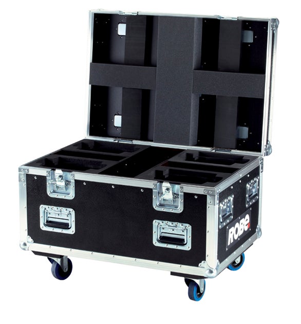 Quad Top Loader Case f. ROBIN 300 LEDWash - Robe | Bellalite Quad Top Loader Case f. ROBIN 300 LEDWash - Robe | Bellalite