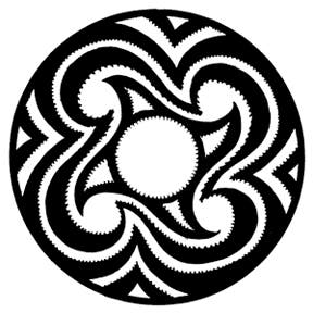 Eastern Tattoo Glasgobo s/v, A-size (100mm) - Rosco | Bellalite Eastern Tattoo Glasgobo s/v, A-size (100mm) - Rosco | Bellalite