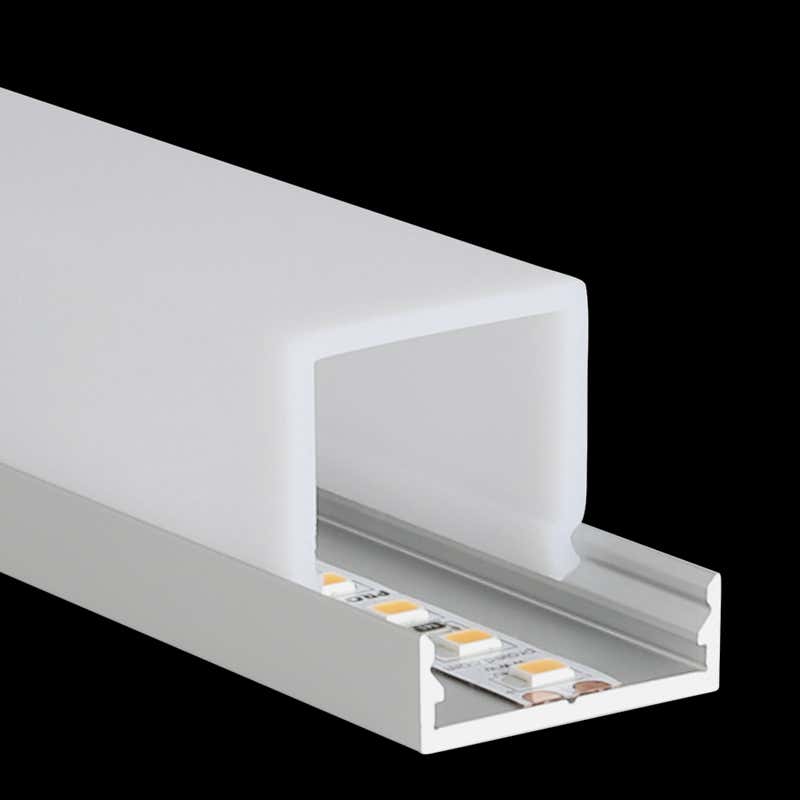 Aluminiumprofil M-Line Extra Low, 3m - PROLED | Bellalite Aluminiumprofil M-Line Extra Low, 3m - PROLED | Bellalite