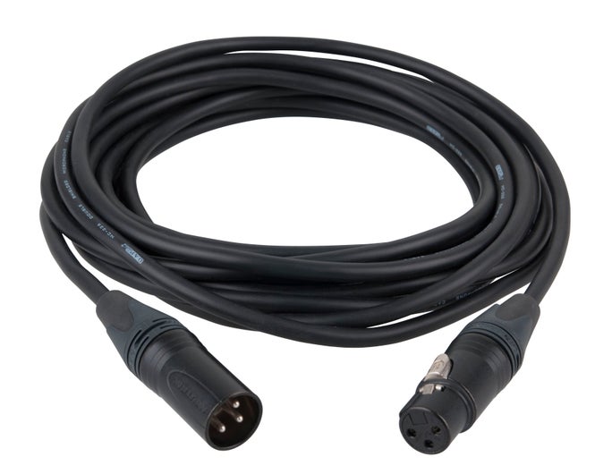 Mikrofon- / Linekabel Neutrik XLR 3-Pin XX Svart - DAP | Bellalite Mikrofon- / Linekabel Neutrik XLR 3-Pin XX Svart - DAP | Bellalite