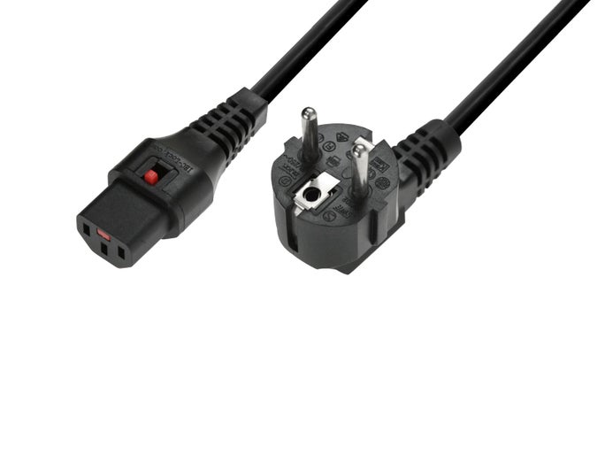 Nätkabel IEC LOCK - IEC LOCK | Bellalite Nätkabel IEC LOCK - IEC LOCK | Bellalite