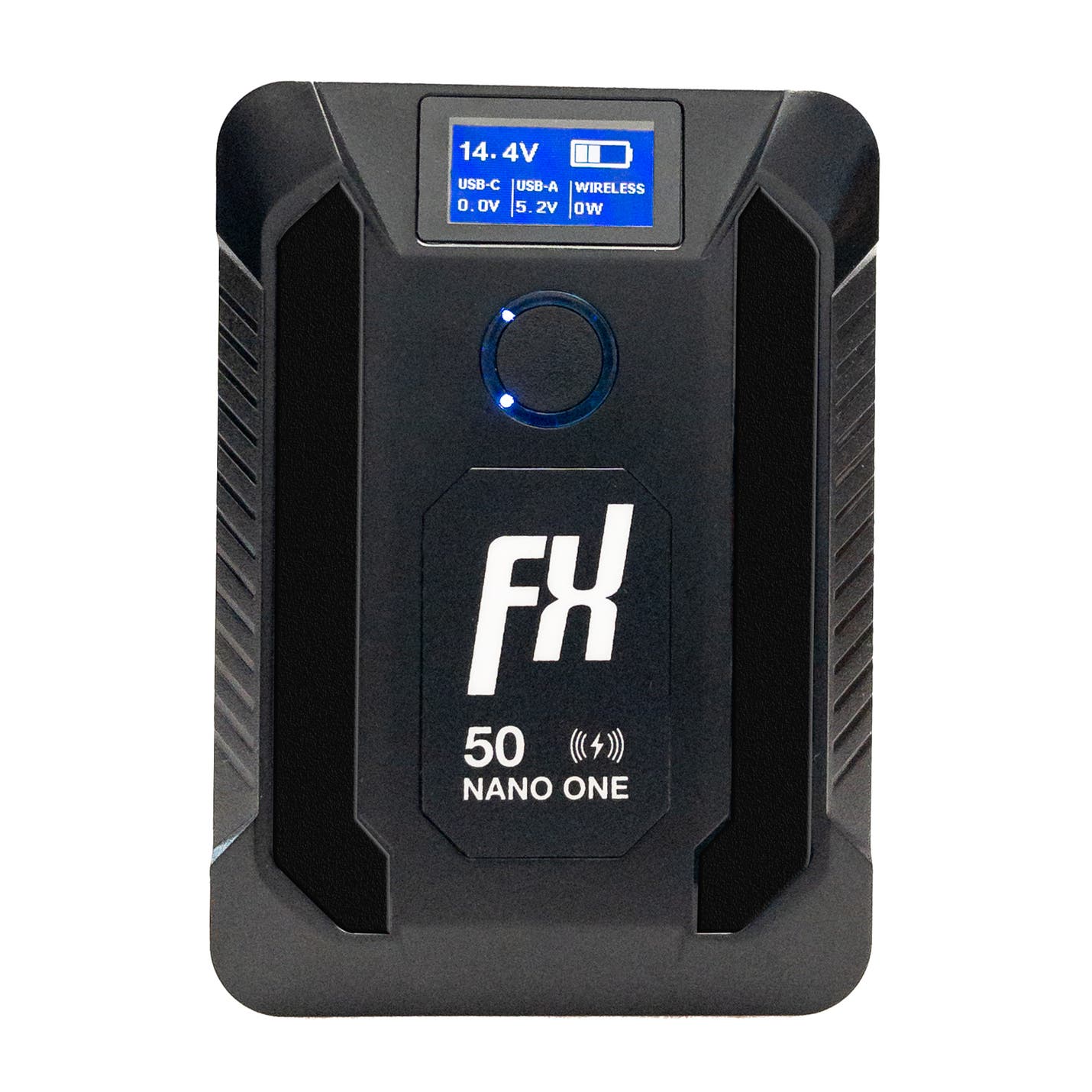 FXLION NANO ONE 14.8V / 50Wh V-Mount Battery with Wireless Charging - FXLION | Bellalite FXLION NANO ONE 14.8V / 50Wh V-Mount Battery with Wireless Charging - FXLION | Bellalite