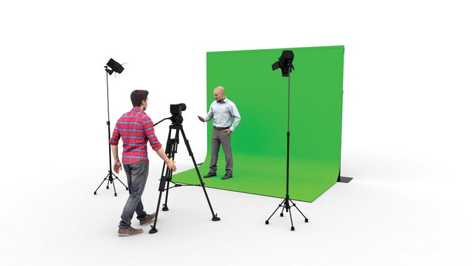 Pipe & Drape - Chromakey Curtain 400cm x 590cm - Wentex | Bellalite Pipe & Drape - Chromakey Curtain 400cm x 590cm - Wentex | Bellalite