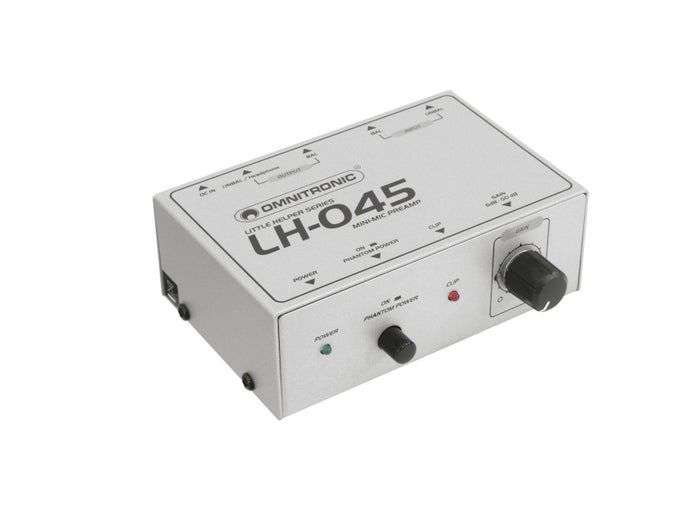 Little Helper LH-045 Microphone Preamplifier - Omnitronic | Bellalite Little Helper LH-045 Microphone Preamplifier - Omnitronic | Bellalite