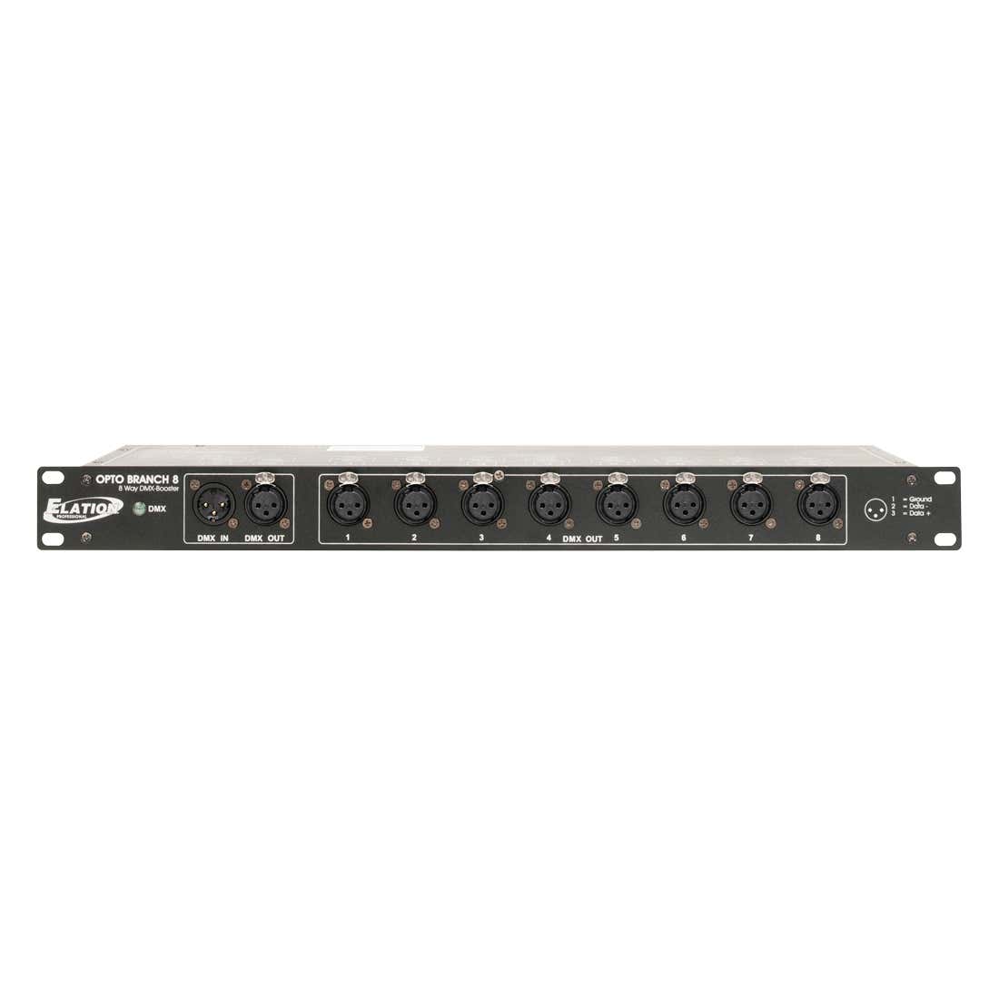 Opto Branch 8/3 - UTG 3-Pol XLR - Elation | Bellalite Opto Branch 8/3 - UTG 3-Pol XLR - Elation | Bellalite