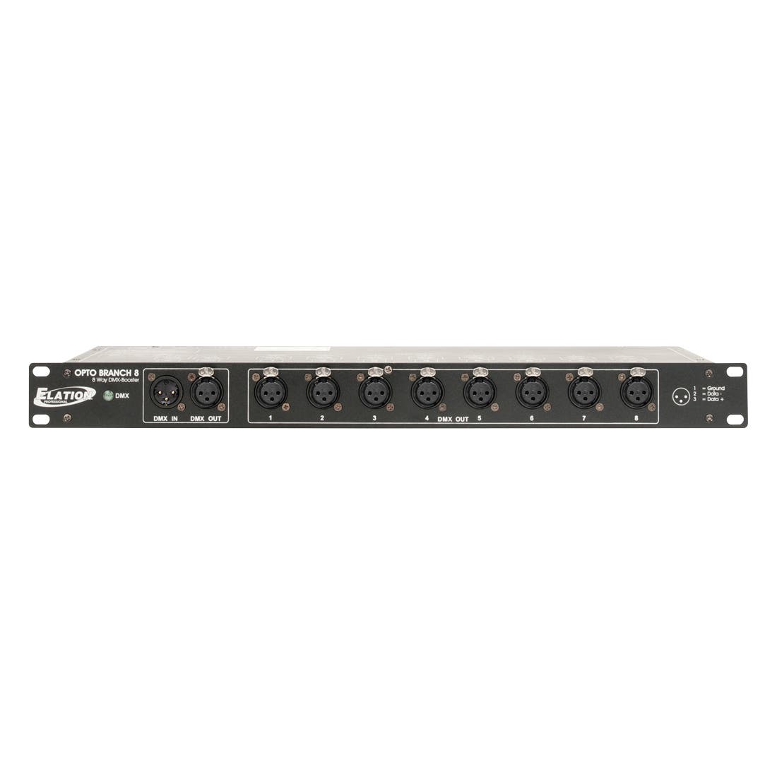 Opto Branch 8/3 - UTG 3-Pol XLR - Elation | Bellalite Opto Branch 8/3 - UTG 3-Pol XLR - Elation | Bellalite
