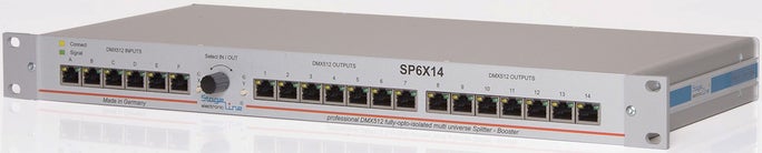 DMX Splitter/Booster SP6X14 - Stageline | Bellalite DMX Splitter/Booster SP6X14 - Stageline | Bellalite