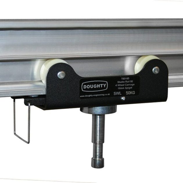 Doughty Studio Rail 80 6 Wheel Car 16mm Spigot - Doughty | Bellalite Doughty Studio Rail 80 6 Wheel Car 16mm Spigot - Doughty | Bellalite