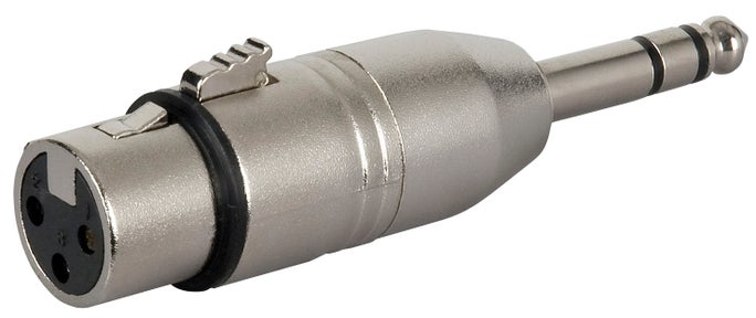 Adapter XLR 3-pin Hona / Tele Stereo Hane - DAP | Bellalite Adapter XLR 3-pin Hona / Tele Stereo Hane - DAP | Bellalite