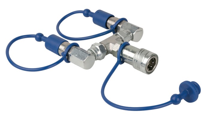 FX CO2 3/8 Qlock 2-way combiner - Showtec | Bellalite FX CO2 3/8 Qlock 2-way combiner - Showtec | Bellalite