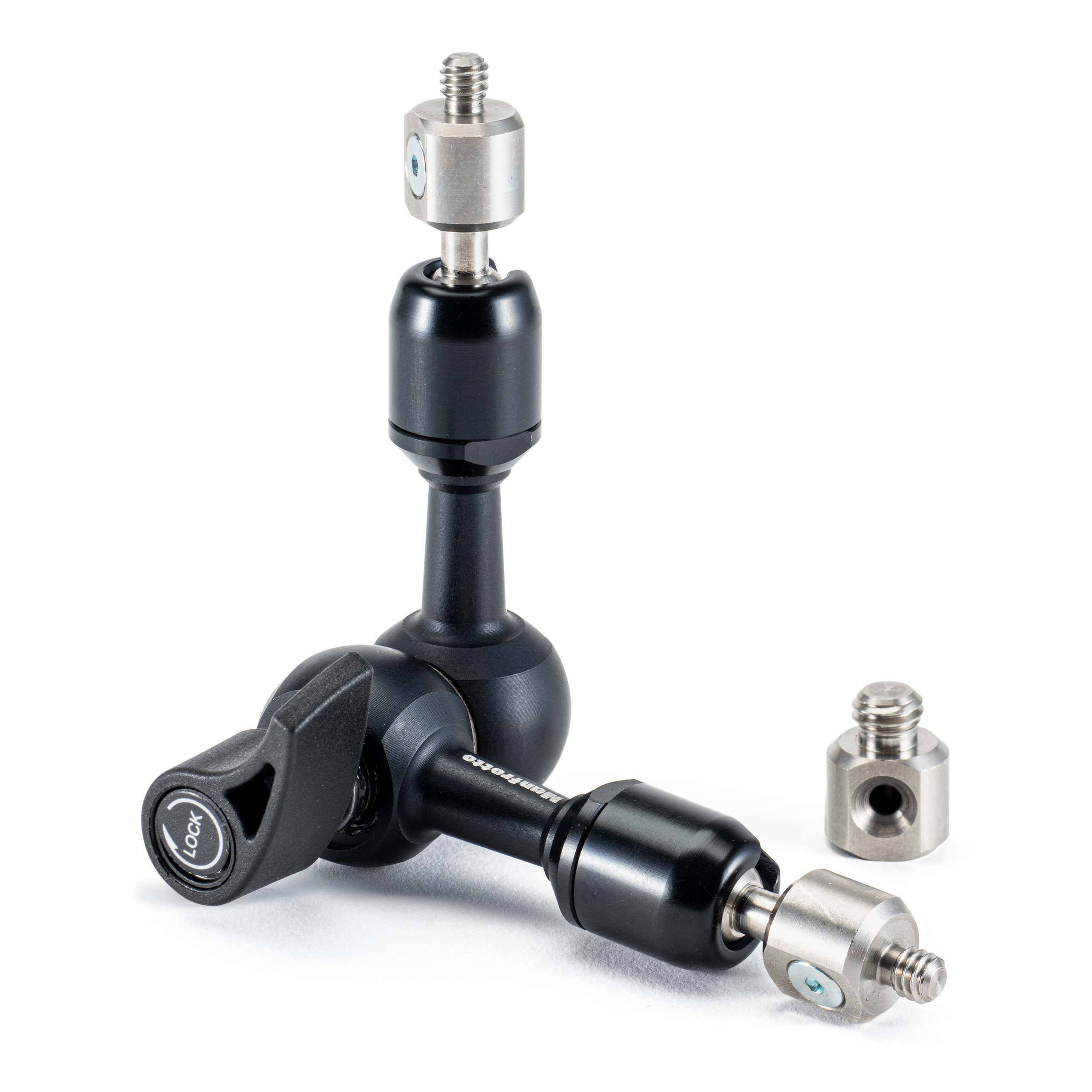 Manfrotto 244 Micro Variable Friction Arm Med utbytbara fästen - Manfrotto | Bellalite Manfrotto 244 Micro Variable Friction Arm Med utbytbara fästen - Manfrotto | Bellalite