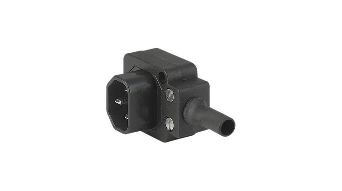 IEC Kabelapparatintag Vinklat C14 - Schurter | Bellalite IEC Kabelapparatintag Vinklat C14 - Schurter | Bellalite