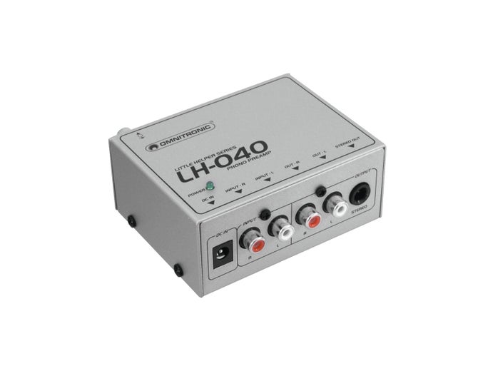 Little Helper LH-040 Phono Preamplifier - Omnitronic | Bellalite Little Helper LH-040 Phono Preamplifier - Omnitronic | Bellalite