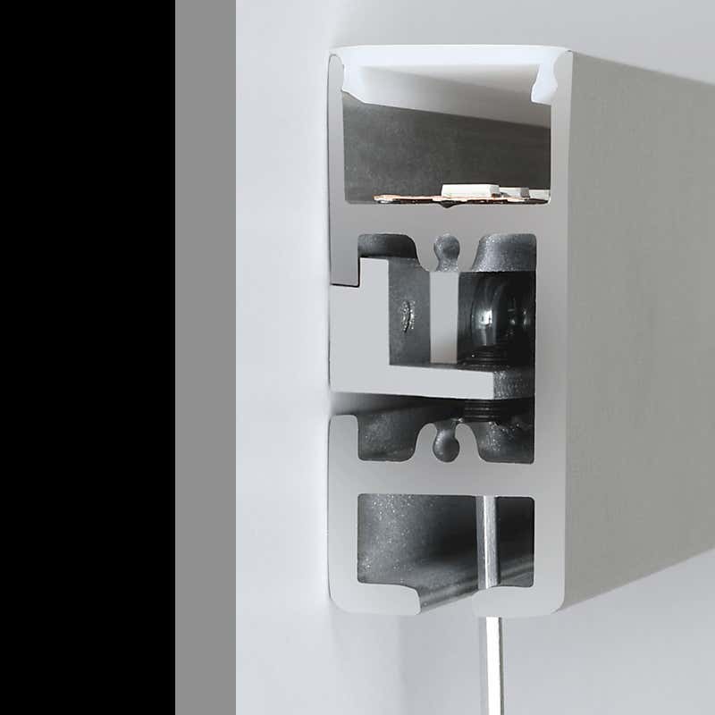 Monteringsprofil Gallery, per meter Alu - PROLED | Bellalite Monteringsprofil Gallery, per meter Alu - PROLED | Bellalite