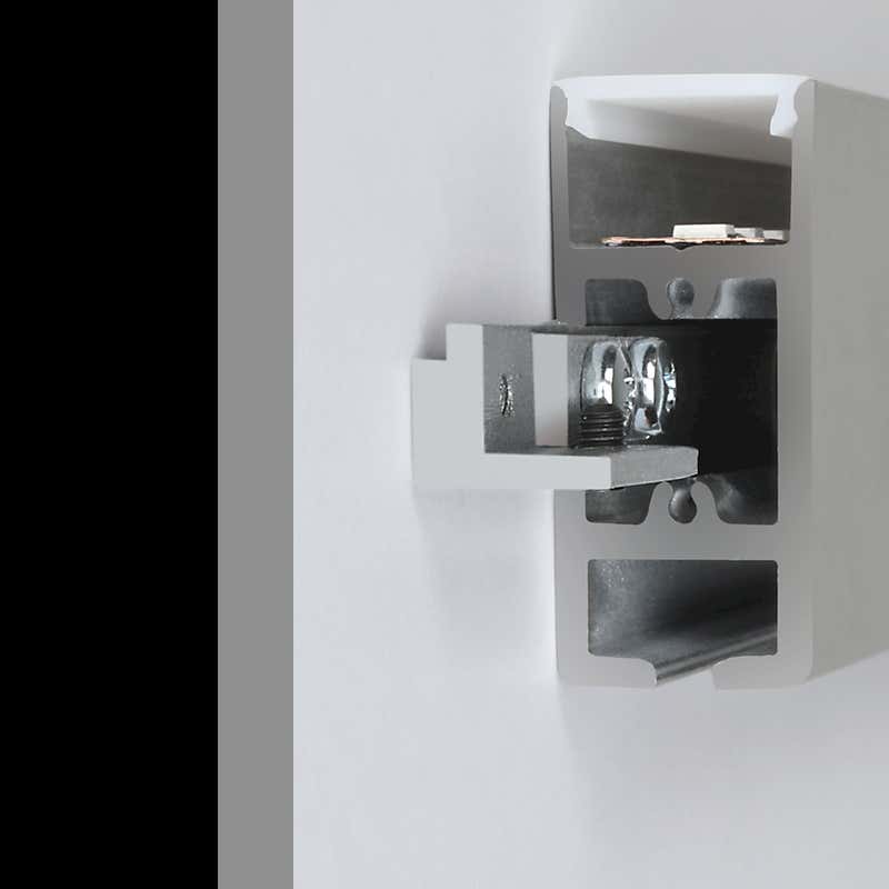Monteringsprofil Gallery, per meter Alu - PROLED | Bellalite Monteringsprofil Gallery, per meter Alu - PROLED | Bellalite
