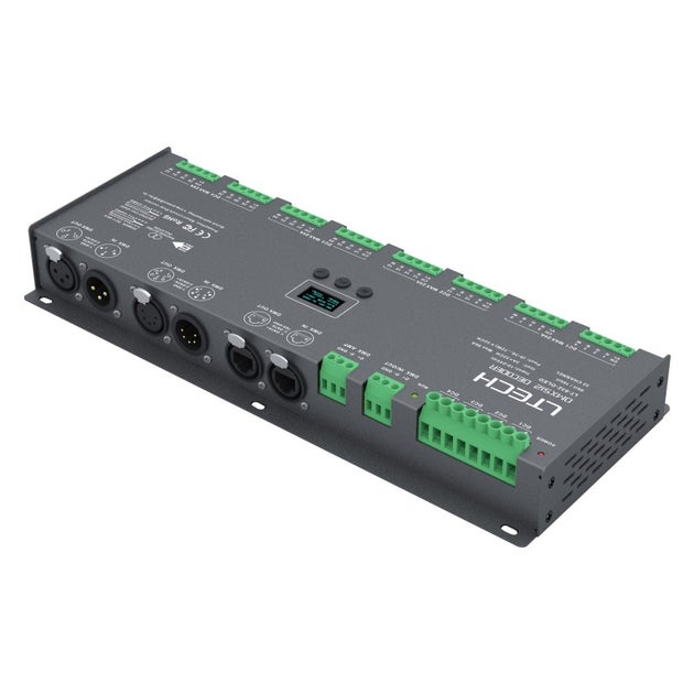32CH DMX CV LED Dimmer 12-24V DC OLED - LTECH | Bellalite 32CH DMX CV LED Dimmer 12-24V DC OLED - LTECH | Bellalite