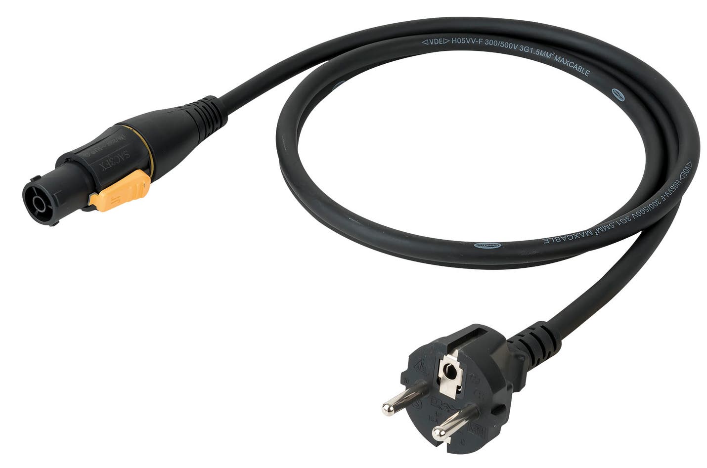 Nätkabel, Schuko - True1 1,5m - ADJ | Bellalite Nätkabel, Schuko - True1 1,5m - ADJ | Bellalite