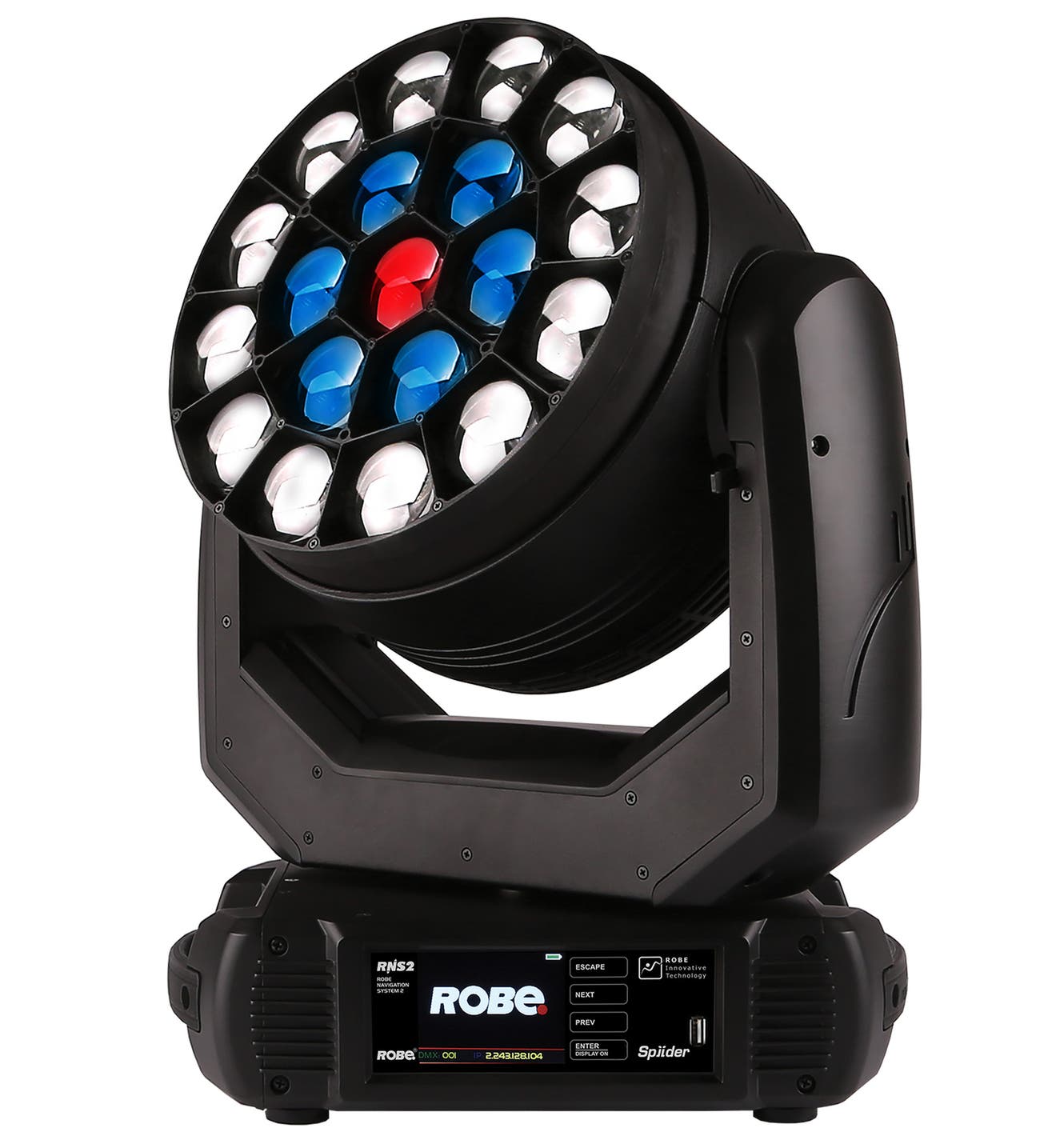 ROBIN Spiider Wireless, Dual Top Loader Case - Robe | Bellalite ROBIN Spiider Wireless, Dual Top Loader Case - Robe | Bellalite