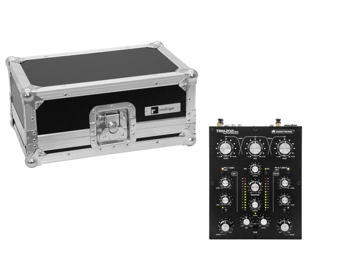 Ljudmixer Set TRM-202MK3 + Case - Omnitronic | Bellalite Ljudmixer Set TRM-202MK3 + Case - Omnitronic | Bellalite