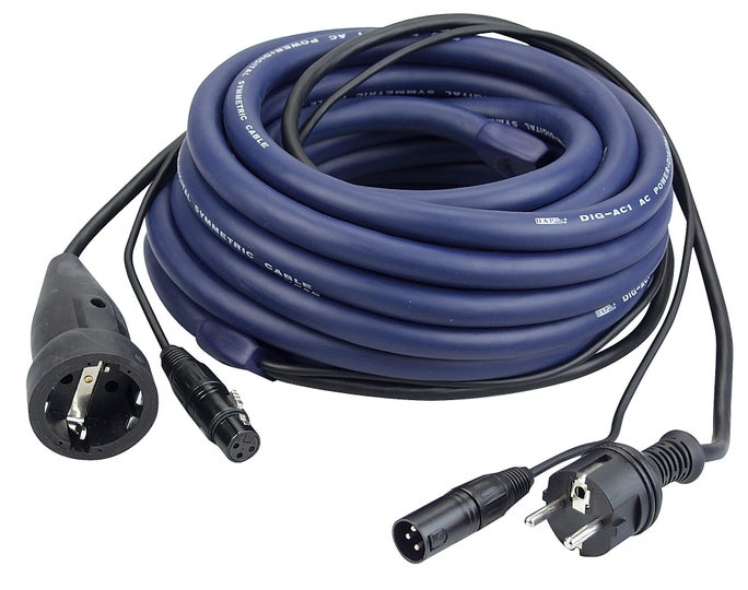 Hybridkabel, Schuko / XLR 3-pin - DAP | Bellalite Hybridkabel, Schuko / XLR 3-pin - DAP | Bellalite