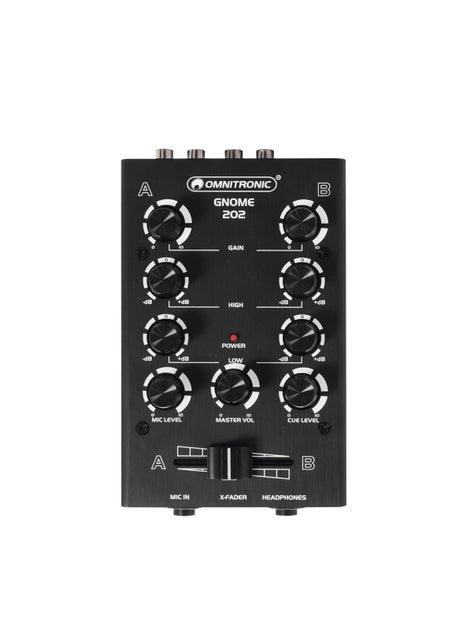 Ljudmixer GNOME-202 Mini Mixer - Omnitronic | Bellalite Ljudmixer GNOME-202 Mini Mixer - Omnitronic | Bellalite