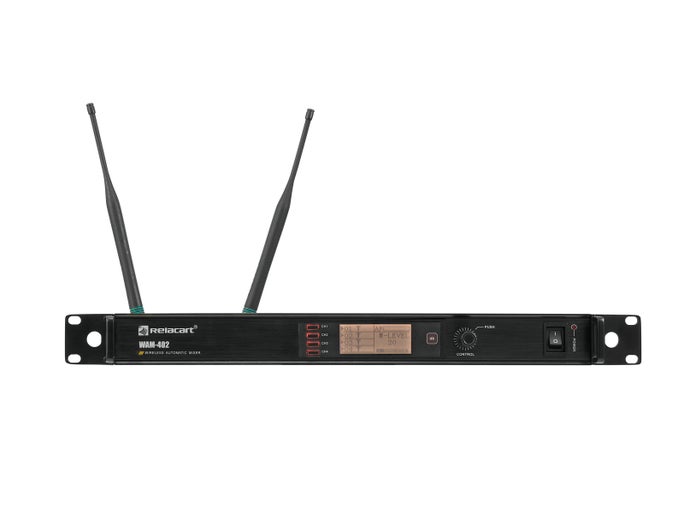 WAM-402 4CH Digital UHF Automatic Mixer - Relacart | Bellalite WAM-402 4CH Digital UHF Automatic Mixer - Relacart | Bellalite
