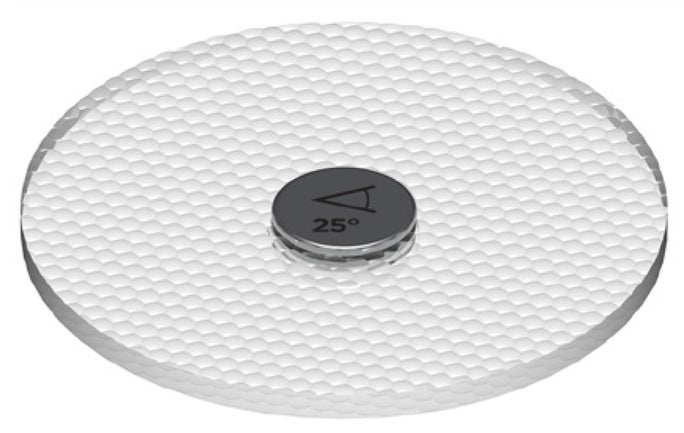 Soraa SNAP 111mm, Circular Beam Spreader 25° - Soraa | Bellalite Soraa SNAP 111mm, Circular Beam Spreader 25° - Soraa | Bellalite