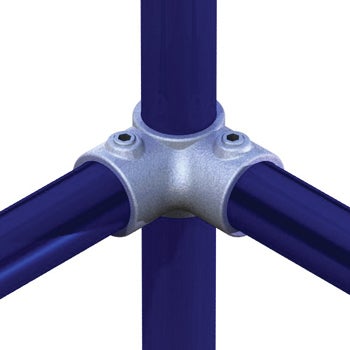 Pipeclamp Corner Plus Through Tube - Doughty | Bellalite Pipeclamp Corner Plus Through Tube - Doughty | Bellalite