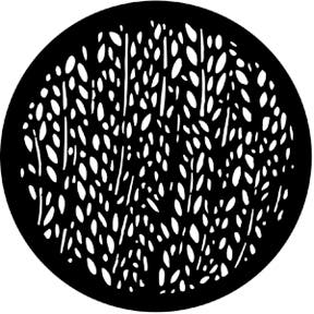 Rice Pattern Metallgobo, (50mm/38mm) - Rosco | Bellalite Rice Pattern Metallgobo, (50mm/38mm) - Rosco | Bellalite