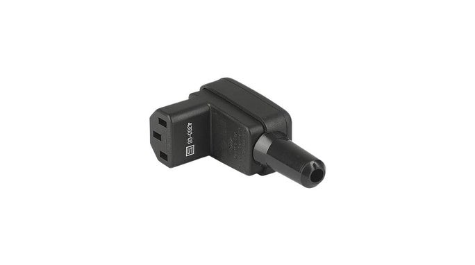IEC Kabelapparatuttag Vinklat C13 - Schurter | Bellalite IEC Kabelapparatuttag Vinklat C13 - Schurter | Bellalite