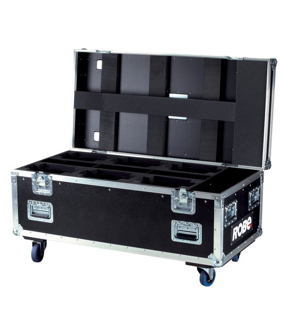 Six-Pack Top Loader Case f. ROBIN 300 LEDWash - Robe | Bellalite Six-Pack Top Loader Case f. ROBIN 300 LEDWash - Robe | Bellalite