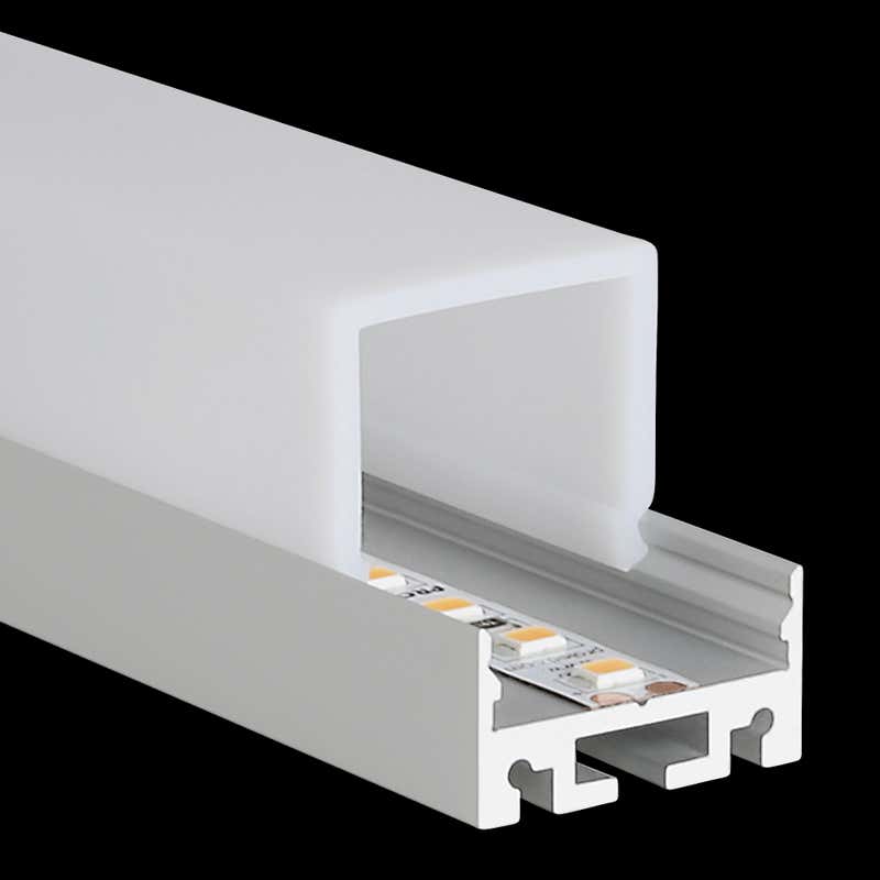 Aluminiumprofil M-Line Extra Low 24, 2m - PROLED | Bellalite Aluminiumprofil M-Line Extra Low 24, 2m - PROLED | Bellalite