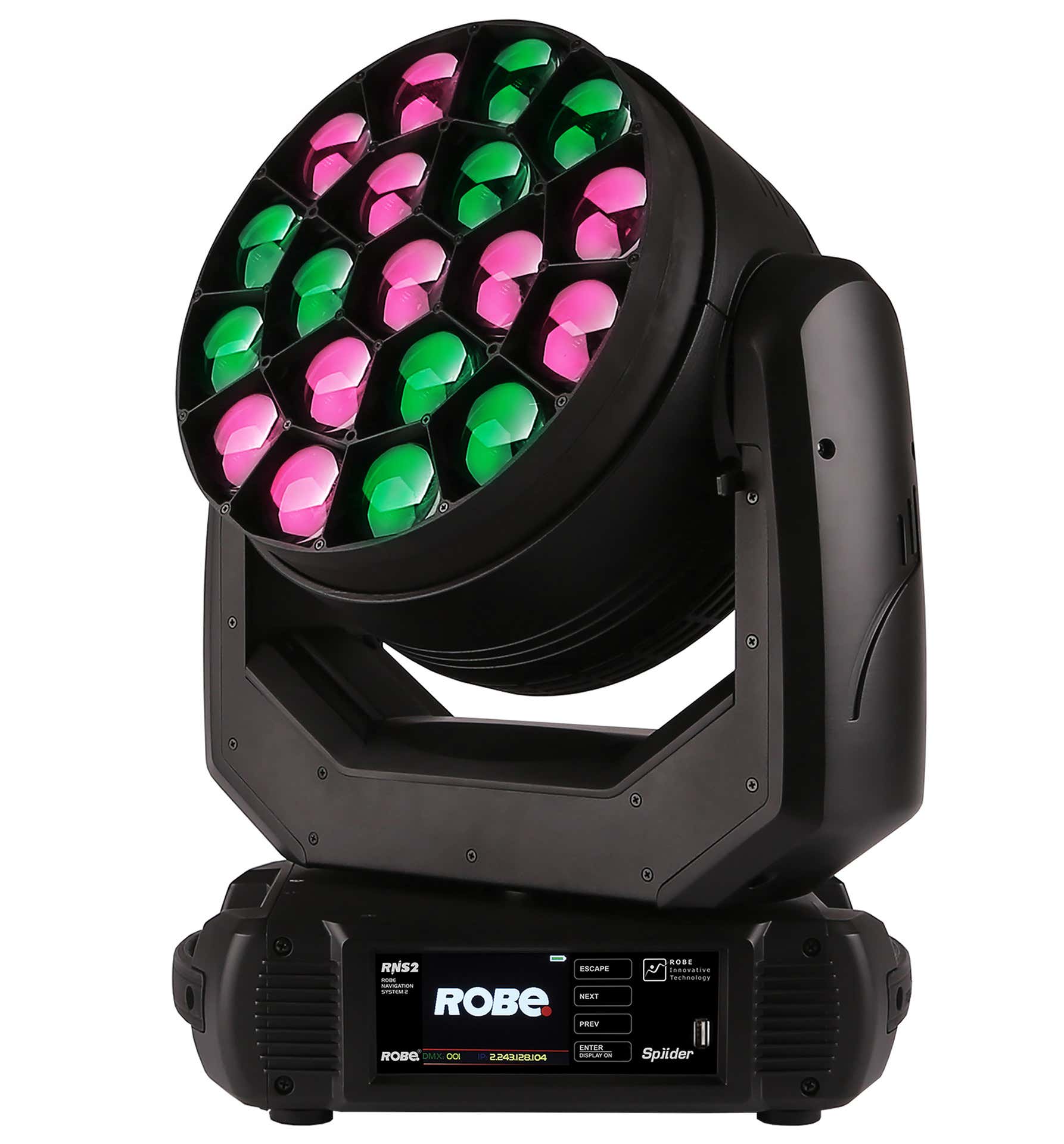 ROBIN Spiider Wireless, Dual Top Loader Case - Robe | Bellalite ROBIN Spiider Wireless, Dual Top Loader Case - Robe | Bellalite