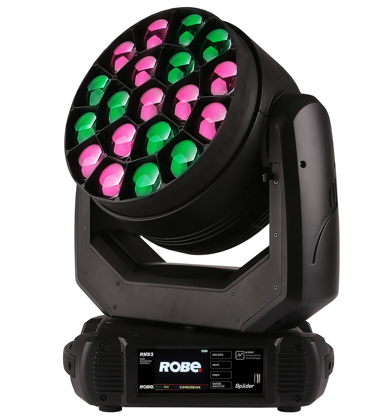 ROBIN Spiider Wireless, Dual Top Loader Case - Robe | Bellalite ROBIN Spiider Wireless, Dual Top Loader Case - Robe | Bellalite