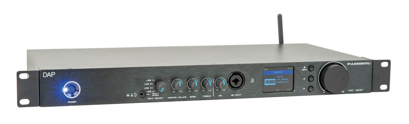 PA-5500TU 500W 100V Amplifier w. Internet Radio - DAP | Bellalite PA-5500TU 500W 100V Amplifier w. Internet Radio - DAP | Bellalite