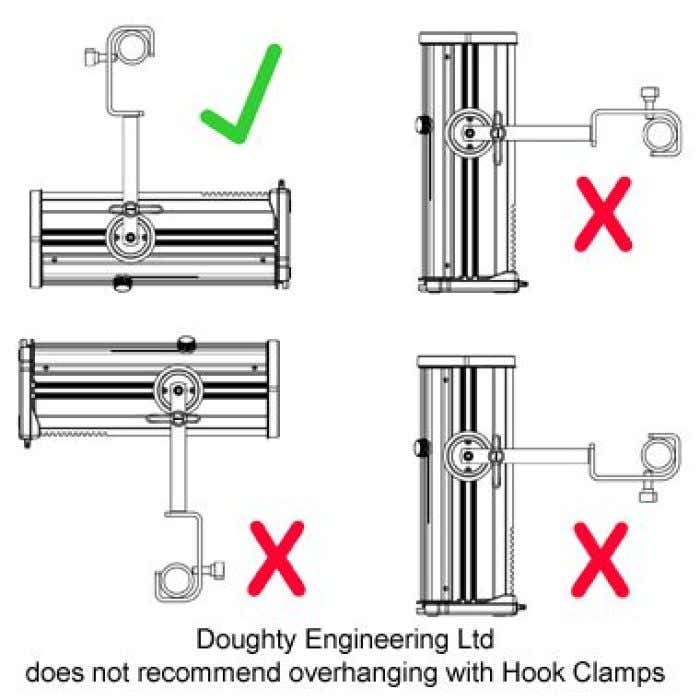 Doughty Hakfäste Universal 20-51mm Svart - Doughty | Bellalite Doughty Hakfäste Universal 20-51mm Svart - Doughty | Bellalite