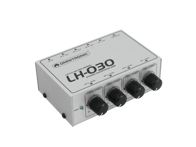Little Helper LH-030 Headphone Amplifier - Omnitronic | Bellalite Little Helper LH-030 Headphone Amplifier - Omnitronic | Bellalite