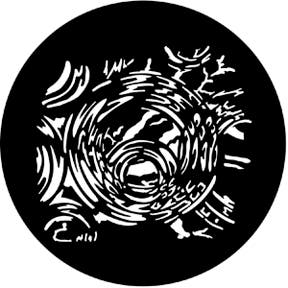 Reflective Bubbles Metallgobo, (50mm/38mm) - Rosco | Bellalite Reflective Bubbles Metallgobo, (50mm/38mm) - Rosco | Bellalite