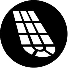 Venetian Shadow Metallgobo, (50mm/38mm) - Rosco | Bellalite Venetian Shadow Metallgobo, (50mm/38mm) - Rosco | Bellalite