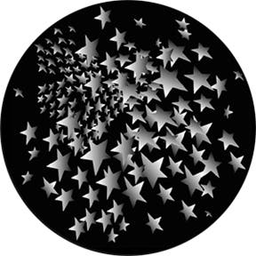 Star Fusion Glasgobo s/v, (50mm/38mm) - Rosco | Bellalite Star Fusion Glasgobo s/v, (50mm/38mm) - Rosco | Bellalite