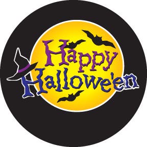 Batty Halloween Glasgobo färg, D-Size (53,3mm) - Rosco | Bellalite Batty Halloween Glasgobo färg, D-Size (53,3mm) - Rosco | Bellalite